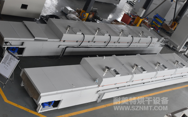 氮化鋁造粒粉材料隧道式烘干爐